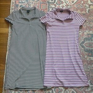 BUNDLE OF TWO Art Class collared short sleeve dresses, SIZE LARGE (10/12) - EUC